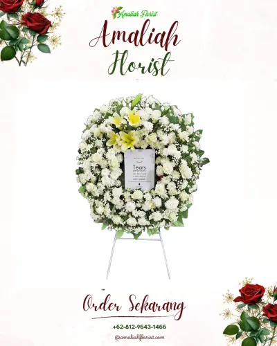 Krans Bunga Duka Cita conggeang kulon